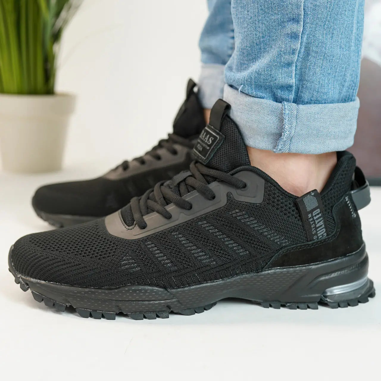 Chaussures de Sport Homme - AirRun™ - Noir Classique