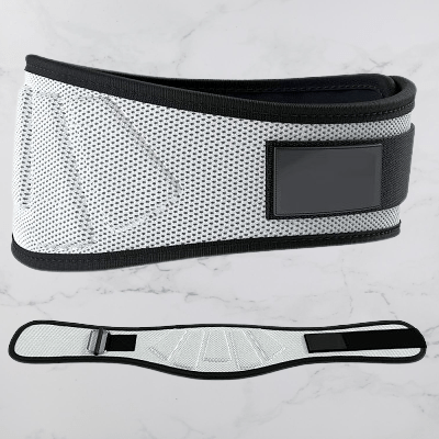 Ceinture pour la musculation - FitnessWaistBelts™ - Gris - fitgymboutique.com