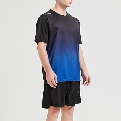 Tenue de Sport Homme - SummerMenSportswear™ - Noir&bleu