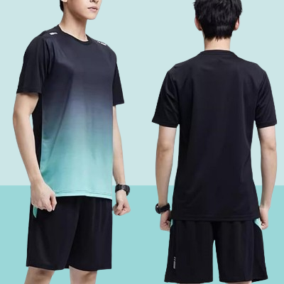 Tenue de Sport Homme - SummerMenSportswear™ - Noir&vert